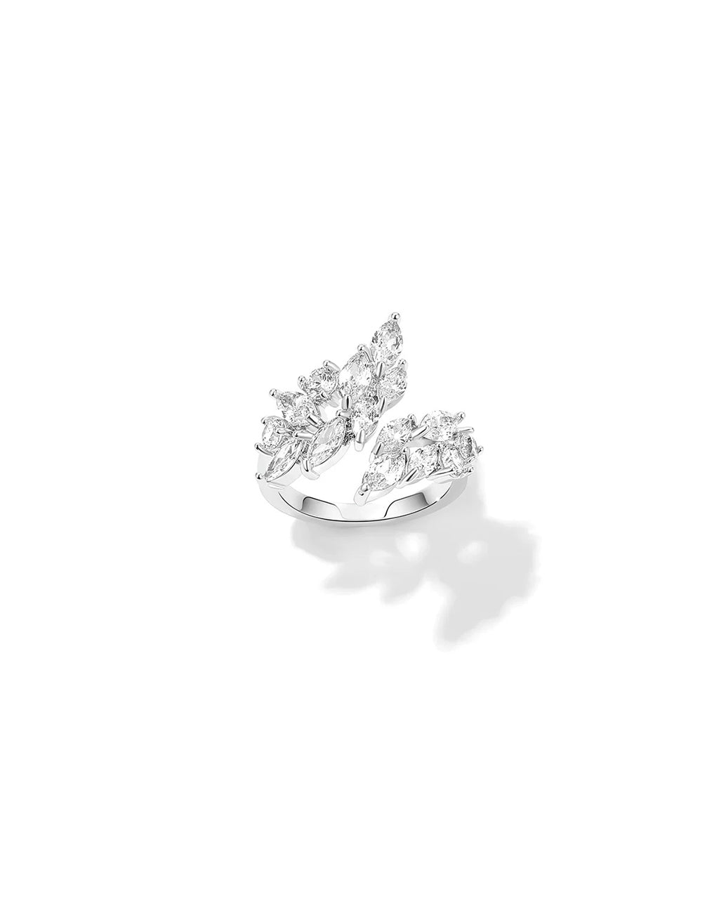 Angel's Wings - Diamond & White Gold Ring Amora