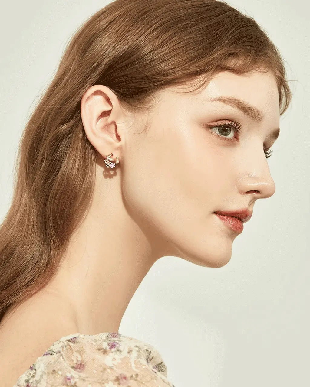 The Seasons Floral Earrings - Embracing Renewal and Good Fortune Amora