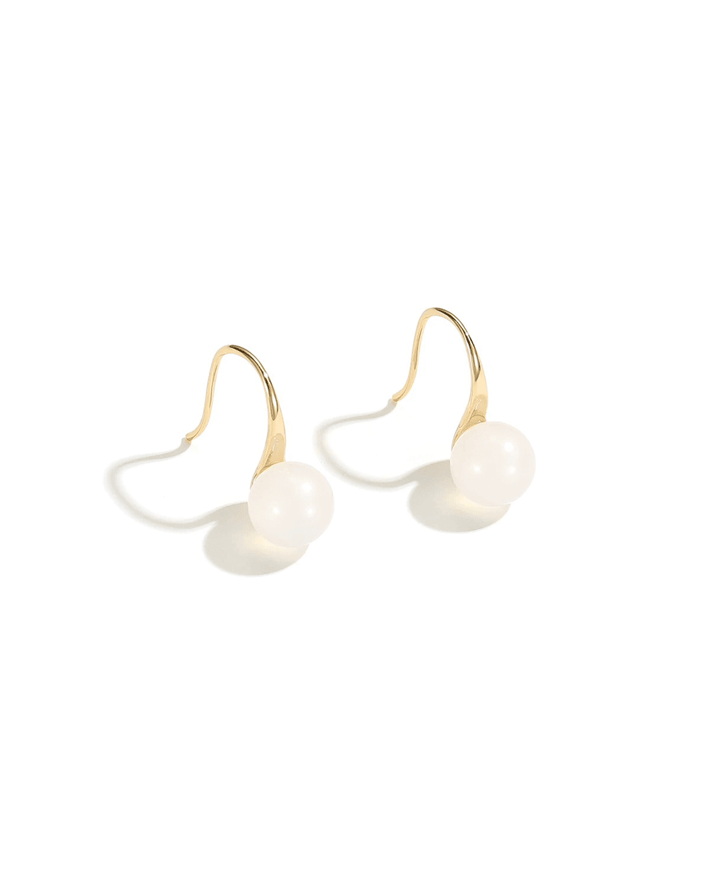 Moonlit Stiletto - Moonstone & Gold Earrings Amora