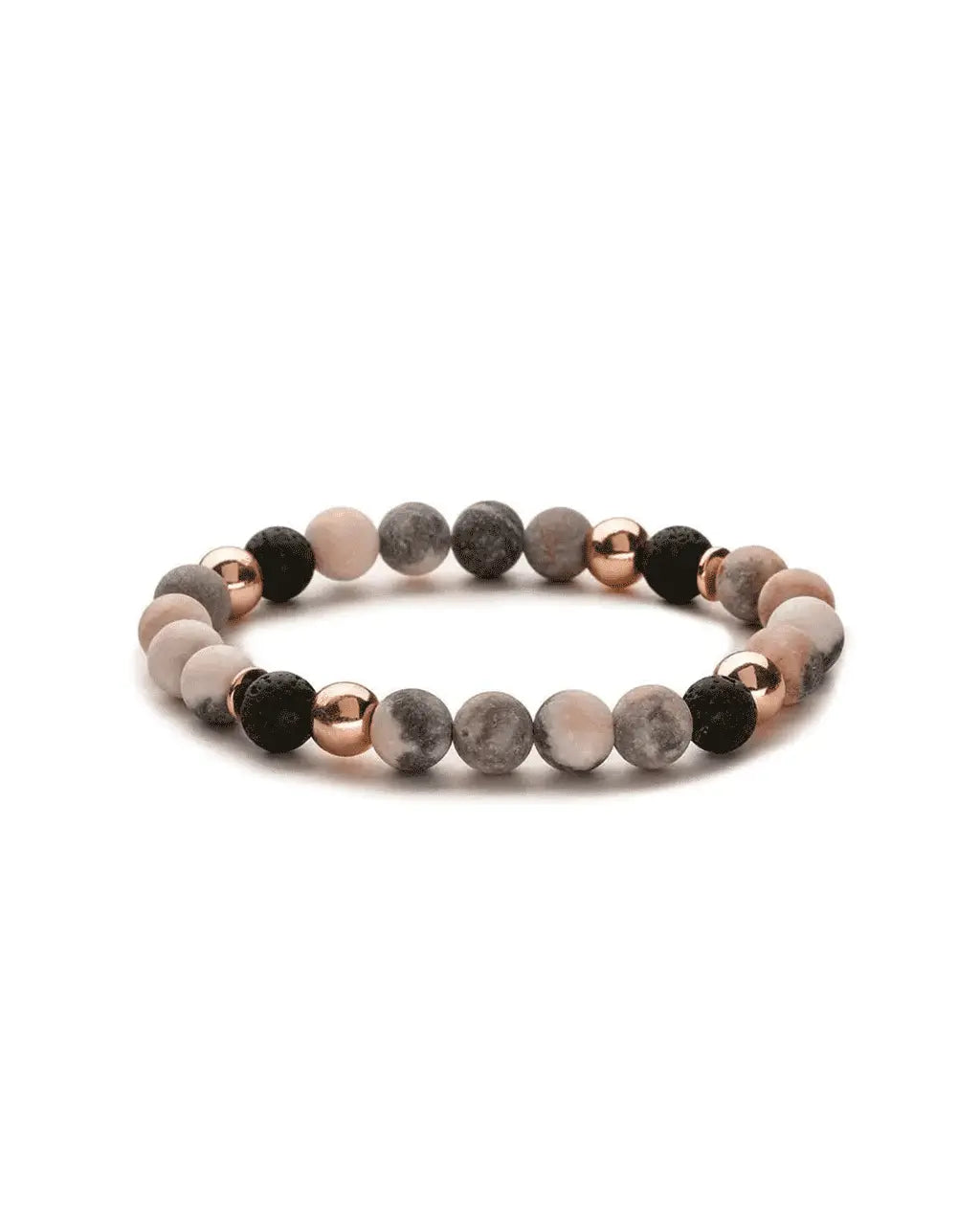 Tranquil Essence - Sandalwood & Agate Healing Bracelet Amora