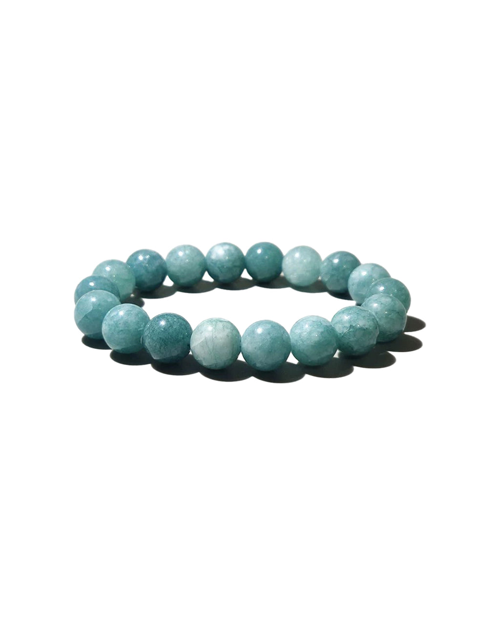 Tranquil Harmony - Amazonite Crystal Bead Bracelet Amora