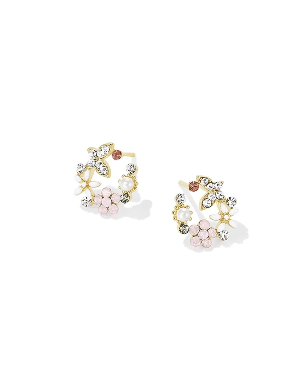 The Seasons Floral Earrings - Embracing Renewal and Good Fortune Amora