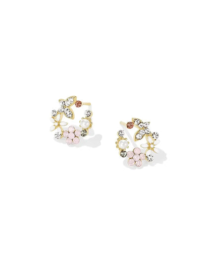 The Seasons Floral Earrings - Embracing Renewal and Good Fortune Amora