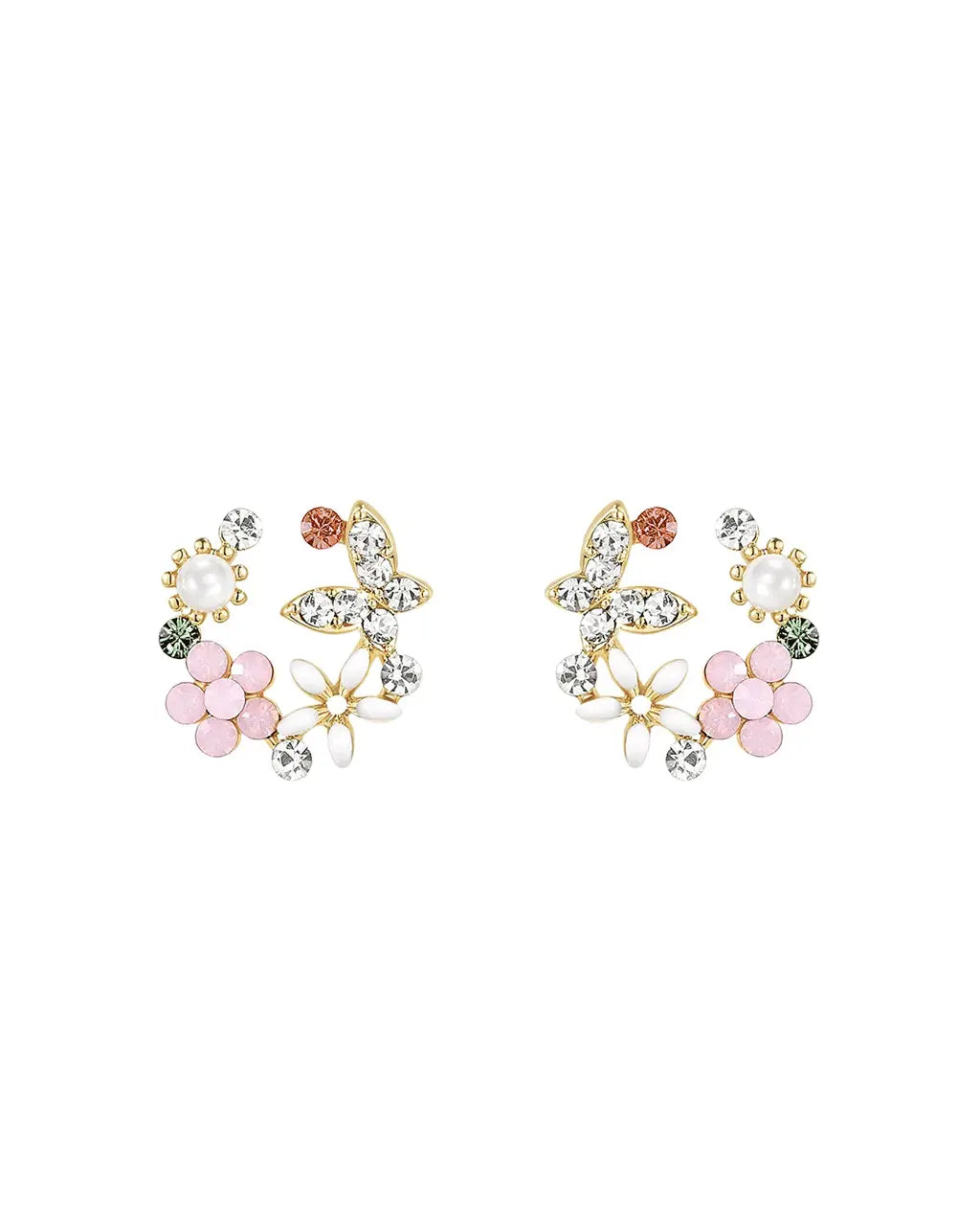 The Seasons Floral Earrings - Embracing Renewal and Good Fortune Amora
