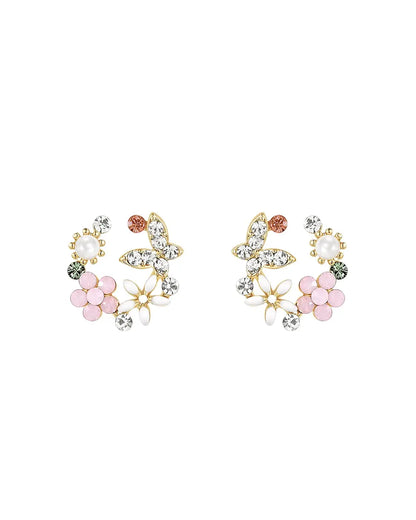 The Seasons Floral Earrings - Embracing Renewal and Good Fortune Amora