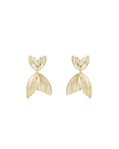 Mermaid’s Grace - 18K Earrings Amora