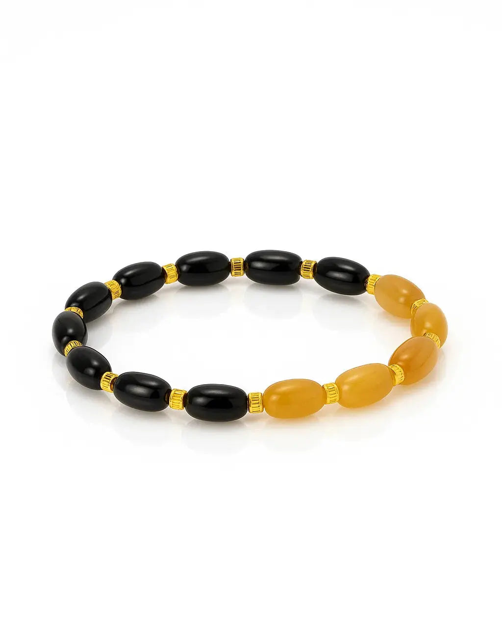 Black Gold Bracelet - Embodying Strength and Prosperity Amora